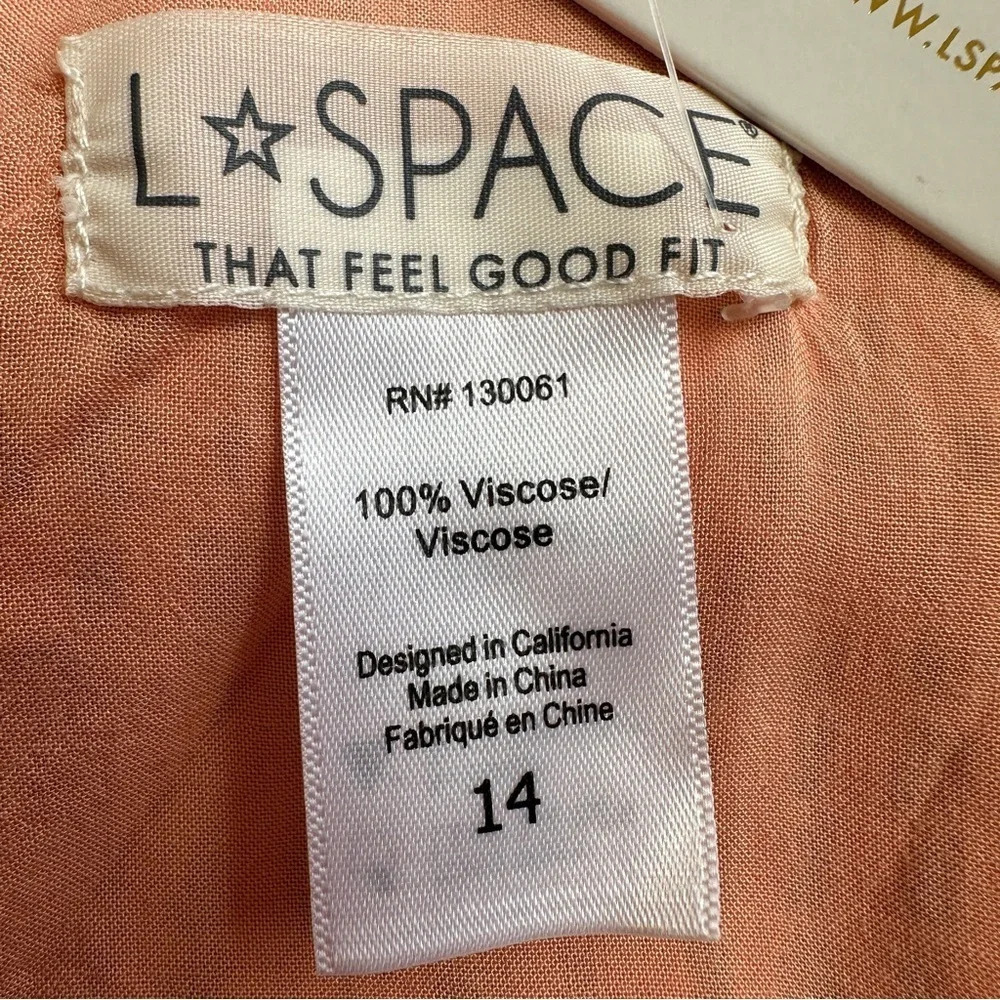 L*Space Chloe Dress in Size 14 - New with tags - Sunset Color - Picture 13 of 13